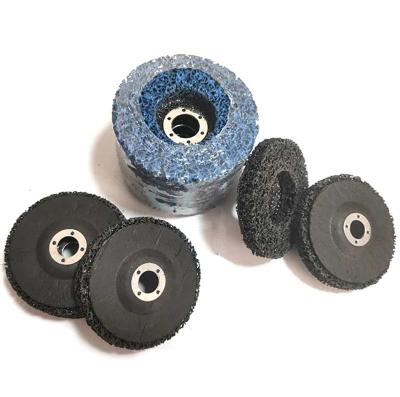 China Hot Selling High Efficiency 5 Inch 125mm Clean Blue Purple Black Disc And Tape For Rust Removal for sale