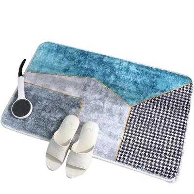 China High Quality Bathroom Super Absorbent Non Slip Mat Washable for sale