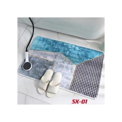 China Washable Bathroom Floor Mat Of Contracted Style Super Absorbent Non Slip Bathroom Mat for sale