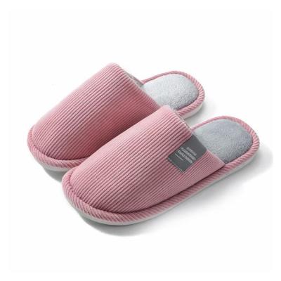 China Cozy Cozy Cotton Home Slippers For Men And Women Cotton Ladies Slippers for sale