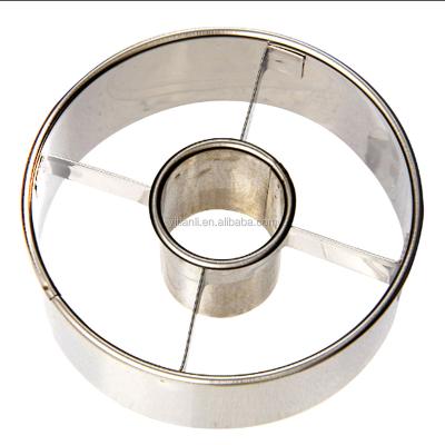 China 2017 Hot Sales Lovely Stainless Steel Donut Cutter Disposable Round Donut Cutter for sale