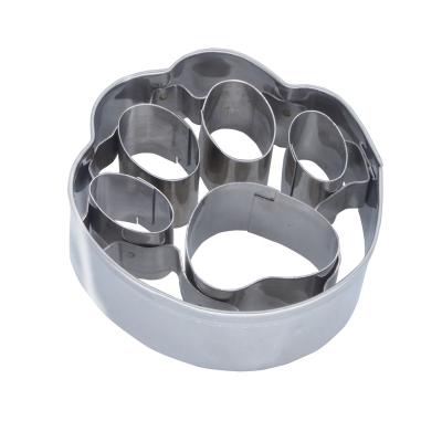 China Stainless Steel Disposable Premium Animal Dog Paw Biscuit Cutter for sale