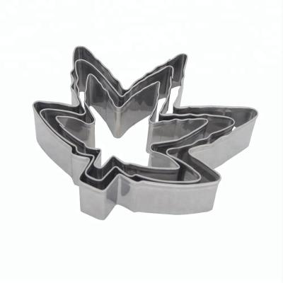 China Premium 3 Pcs Disposable Leaf Cookie Cutter for sale