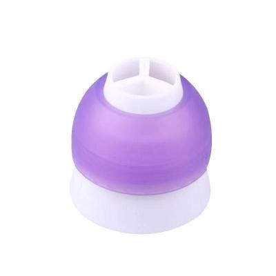 China Disposable baking three-color coupler icing nozzle whipping converter bag cream coupler tri-color cake decorating tools nozzle converter for sale