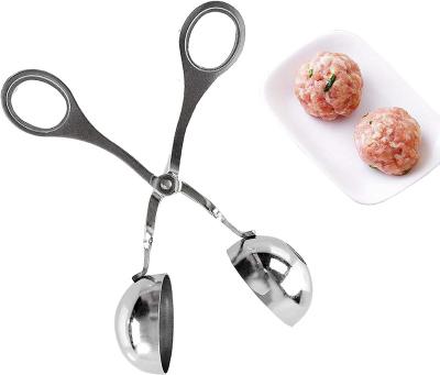 China Viable Ball Maker No-Stick Meat Baller Tongs Cake Pop Maker Cookie Dough Scoop Tongs For Meatball for sale