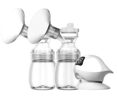 China BPA free electric baby massage bottles extractor silicon printing USB body OEM caliber packing pattern rechargeable breast pump for sale