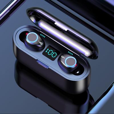 China ouvido f9-33 earphone 8D auriculares f9 genuine auriculares f9 wireless earbuds BT earbuds hi-fi audiofonos tws wireless phone with powerbank for sale