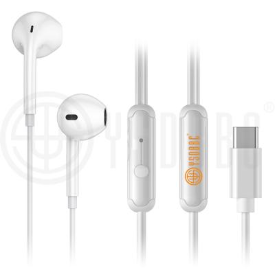 China In-Ear Wired Headphone High Bass Stereo In-Ear Headphones 3.5mm Type C With Microphone Computer Earbuds for sale