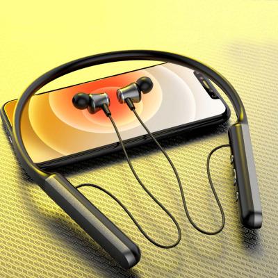 China Wholesale SMS-A32 Logo Customized Stereo Neckband Noise With Deep Bass V5.0 Neckband Lightweight Portable Handsfree Wireless Earphone for sale