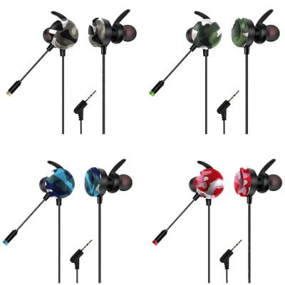 China Perfect Sound GM-D8 Noise Cancel Sports Stereo Metal Bass Earphones Wired Headphones With Braided Microphone 3.5mm Earbuds for sale