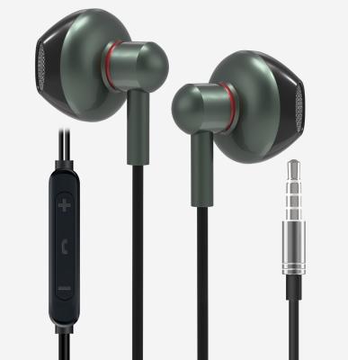 China Perfect Sound YM01 Wired Headphones In Ear 3.5mm Metal Sports Earphone Factory Price Android Waterproof Headset Earbuds for sale