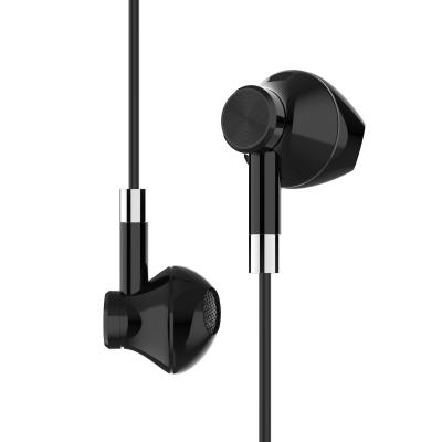 China Hot Sale Cheap Price In-Ear Cell Phone Black And White Universal Subwoofer Wired Music Earphone for sale