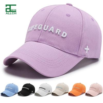 China breathable & ALLCH Logo Unisex Adjustable Baseball Cap Waterproof Breathable Sports Hat For Women And Men for sale