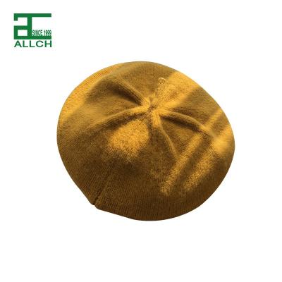 China ALLCH RTS Eco-friendly Winter Knit Beret High Quality Wholesale Fashion Knit Berets Knitted Women Beret Warm Hat for sale