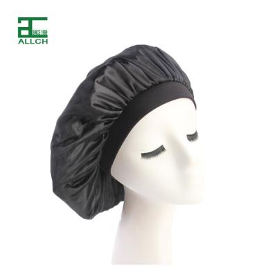 China Wholesale Custom Made Soft Comfortable Hair Sleep Hat by ALLCH RTS Logo Beanies Hair Wraps Silk for Women for sale