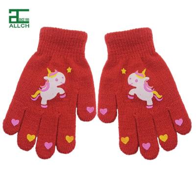 China ALLCH Comfortable Kids Stretch Gripper Magic Gloves Winter Gloves For Kids Knitted Warm Gloves for sale