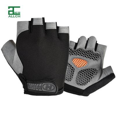 China ALLCH Durable Unisex Half Finger Gloves Protect Hand Mesh Thin Gym Outdoor Workout Weightlifting Fitness Gloves For Gym Training for sale