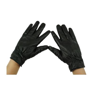 China Mujer split de Guantes de cuero Black De primera piel de vaca Para of men's leather glove for sale