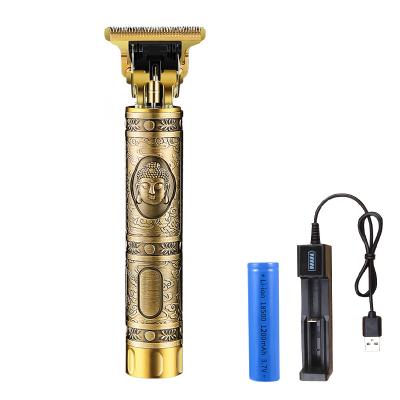 China Dismountable Replaceable 18650 Battery Metal Shell Household Rechargeable Battery Electric Haircut Clippers Machine for sale