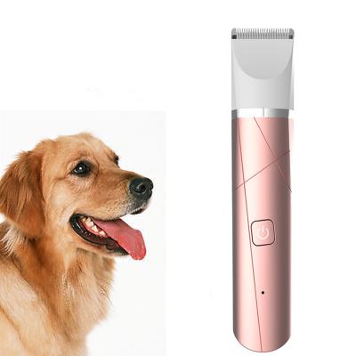 China Cordless Barber Electric Household Dog Hair Clipper Pet Ear Nose Multifunctional Waterproof Viable Body Trimmer for sale