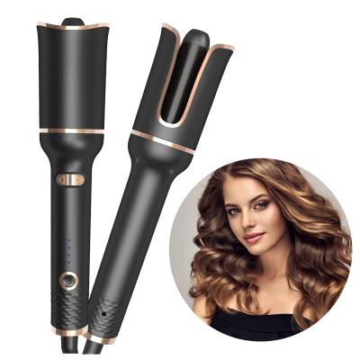 China Ceramic Rotating Hair Curler Curlers Heat Curling Settings Iron Automatic Air Curler Automatic Hair Styling Tools Hair Curling Wand for sale