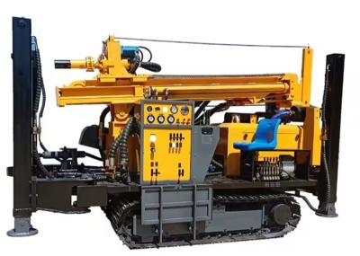 China 300M Hydraulic Water Well Drilling Rig  Pneumatic Crawler Drill For Multi Function for sale