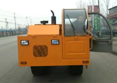 China 1T - 10T Hydraulic Mini Dumper , small Crawler Dump Truck With Cab Enclosed for sale