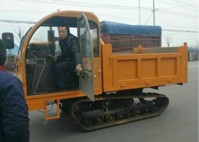 China Rubber Track Carriers / Self Loading Mini Dumper WEA-3T For Agriculture for sale