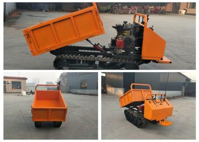 China 2 Ton Mini Rubber Track Transporter Carrier Dumper Truck 600 Kgs Loading Capacity for sale