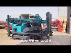 All-Terrain Crawler Water Well Drilling Rig With Yuchai 92kw Diesel Engine