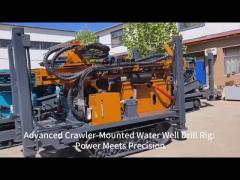 Large Torque High Speed Pneumatic Drilling Rig For Civil Water Borehole