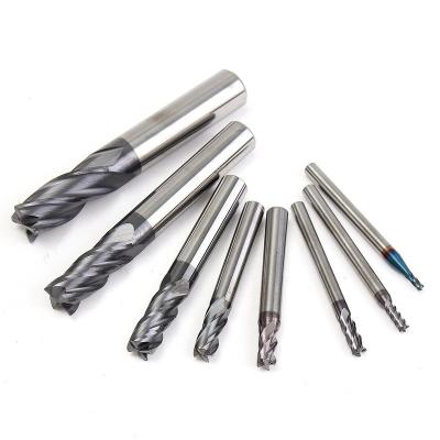 China CNC Lathe Machine Pvd Coating Carbide T Slot L Spline Cutters V Flute End Mill For CNC Milling for sale