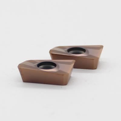 China APMT1135 Steel Milling Insert Plate Carbide Insert For Cutting Steel / Stainless Steel for sale