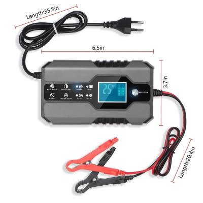 China Convenient Automotive 12V Car Battery Charger Battery Repair Tool Motorcycle Car Temperature Control Battery Tester for sale