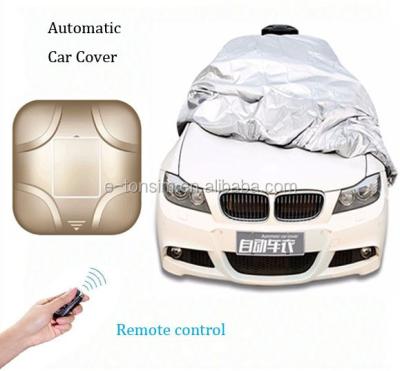 China Full Body Car Cover Car Cover Sun UV Retractable Auto Shade Remote Control Electric Car Cover for sale