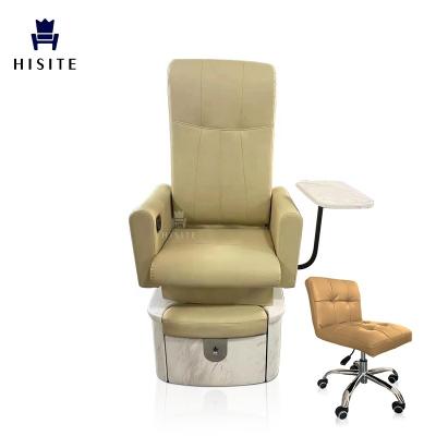 China Hisite Convenient/Portable Electric Salon No Foot Spa Manicure Pedicure Plumbing Chair for sale