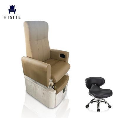 China Hisite Convenient / Portable Convenient No Foot Spa Tech Pedicure Plumbing Lying Chair for sale