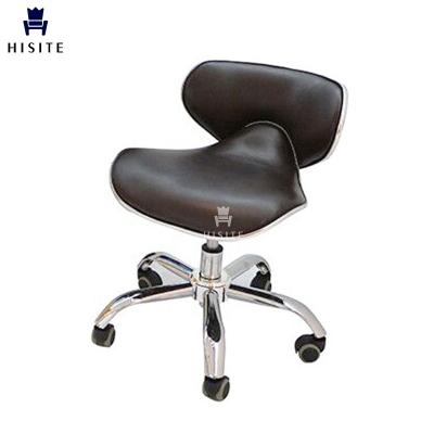 China Nail Salon Funriture Hisite Adjustable Hydraulic Rotating Pedicure Technician Stool Chair for sale