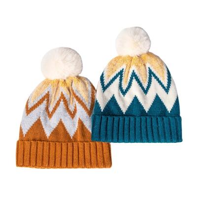 China Head Cold Hat Thickened Delicate Texture Knitted Pretty High Elasticity Beanie Hat For Winter for sale