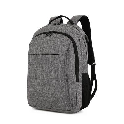 China With Waterproof USB Ard Shell Travel Plain Computer Backpack Men's Business School Laptop Backpack for sale