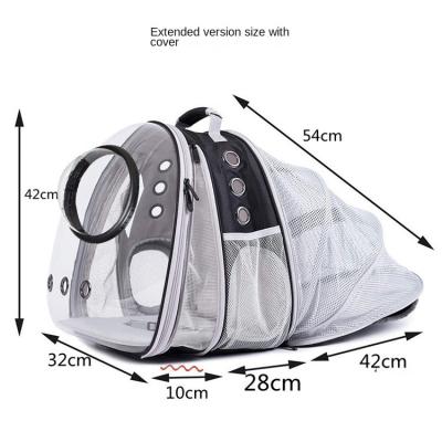 China Insulated Pet Travel Carrier Bag Bubble Backpack Pet Carriers Space Capsule Pet Backpack for sale