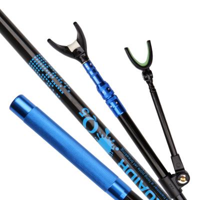 China Carbon Cloth Factory Fishing Rod Rig Bracket Carbon Fishing Rod Bracket New 2023 Stainless Steel Insert for sale