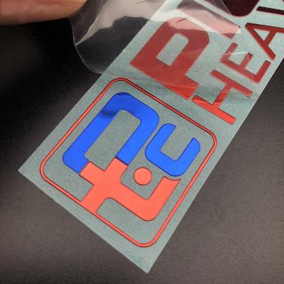 China Low MOQ Nickel Alloy Custom Silver Gold Self Logo Transfer Metal Label Waterproof Adhesive Die Cut Die Cut Packaging Sticker for sale