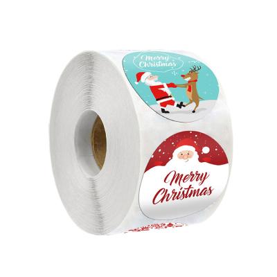 China Low MOQ Barcode Christmas Gift Self Adhesive Label Paper Sticker for sale