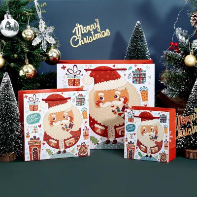 China LOW MOQ Handmade Wholesale Paper Packaging Christmas Gift Bag for sale