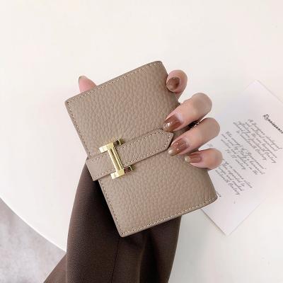 China Scare 2022 new Korean style women's leather card purse genuine leather women's handbag cute leathers mini bag for women for sale