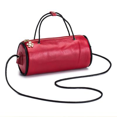 China Fashion Mini Daily Used Small Bucket Girls Handbag Women Bag With Rope Leather Lady Shoulder Bag Clutch Purse for sale