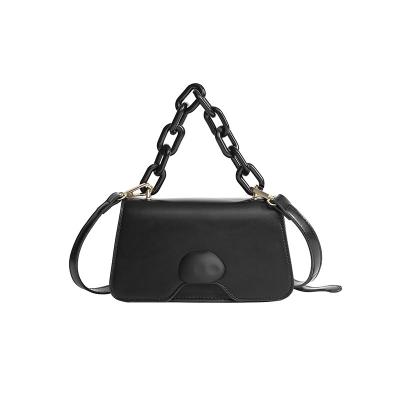 China High Quality 2021 Spring and Summer New Fashion Simple Women's Bag Trend Chain Shoulder Messenger Small Square Bag for sale