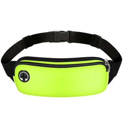 China 2021 New Sports Waterproof Outdoor Waist Bag Fitness Running Waist Bag Increasing Mobile Phone Waist Bag Sports Recycling Essential Run for sale