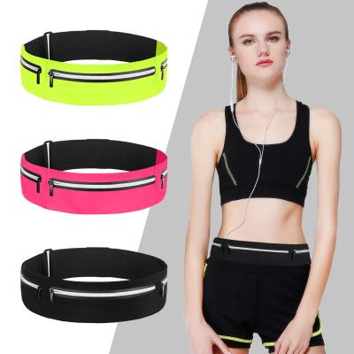 China Water Proof Outdoor Sports Waist Bag Men And Women Fitness Running Belt Bag Universal Three Pocket Waist Bag for sale